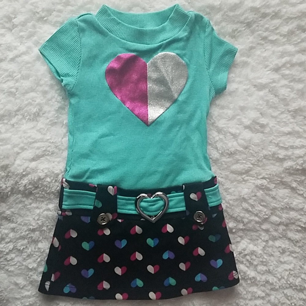 NWOT Lilt Heart Dress